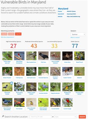 Communicating science to motivate action: A case study of birds and climate change